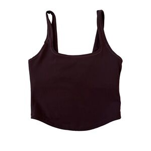 Vitality Women’s Cloud II U Tank Espresso Built In Shelf Bra Size Medium